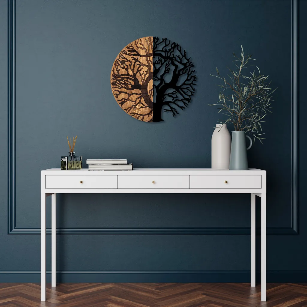 Decorazione Parete Wallity Monumento SKL2307 - Legno e Metallo 3cm