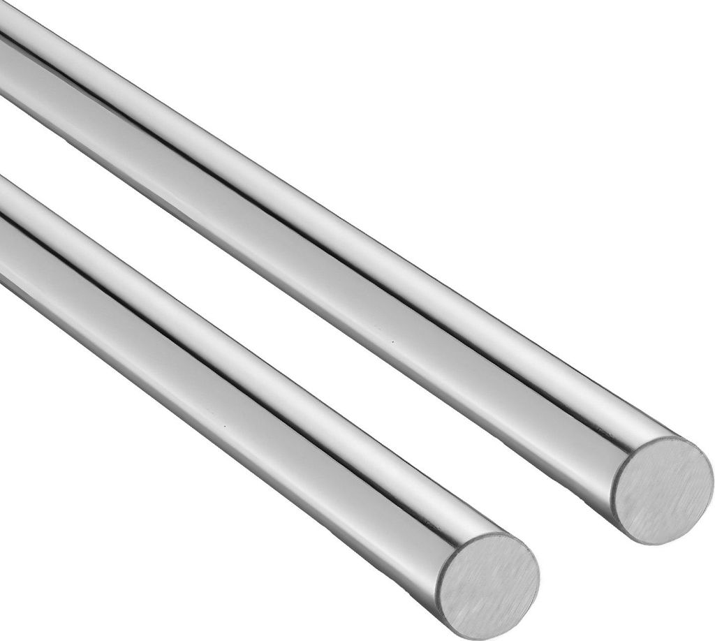 Linearwelle 20 mm x 1200 mm - Präzisions-Rundstange - Kohlenstoffstahl SFC20 - Gehärtet - Hochpräzise - Rostfrei - Set 2 Stück