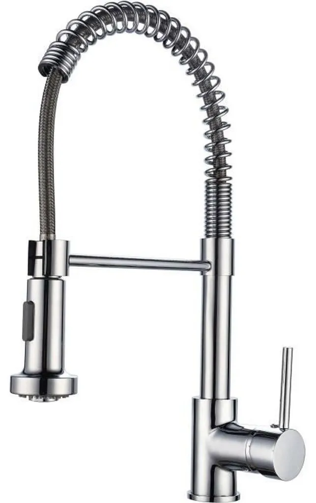 Robinet de cuisine Rousseau OPUS Gris Chrome - Mitigeur évier moderne