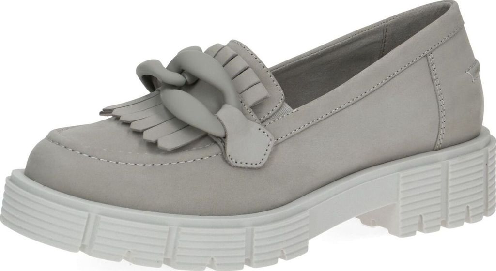 Caprice Freizeit Slipper aus Leder, Casual, mit rutschfester Gummisohle