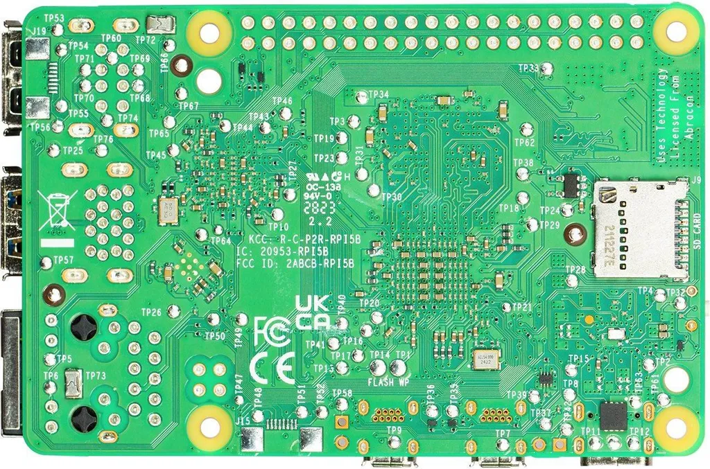 Raspberry Pi 5 1 Go de RAM, Carte Nano-Ordinateur Haute Performance
