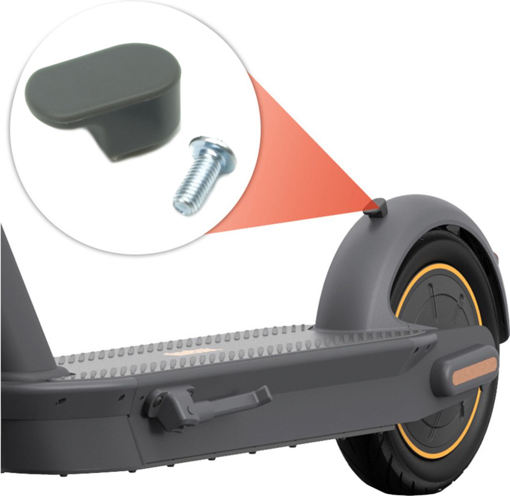 Haken / Befestigung für Kotflügel hinten für Ninebot MAX G30 / Motus Scooty 10 Elektroroller - Farbe Grau