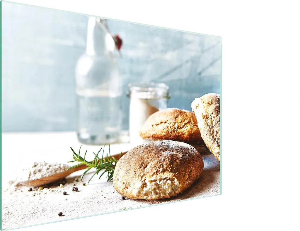 Tagliere in Vetro Temperato 30x22 cm Pane - Copriforno e Multiglass