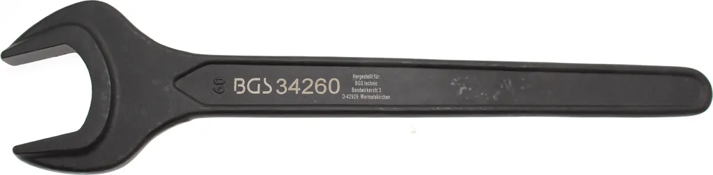 Clé à molette 60 mm BGS 34260 pour desserrer facilement les gros écrous