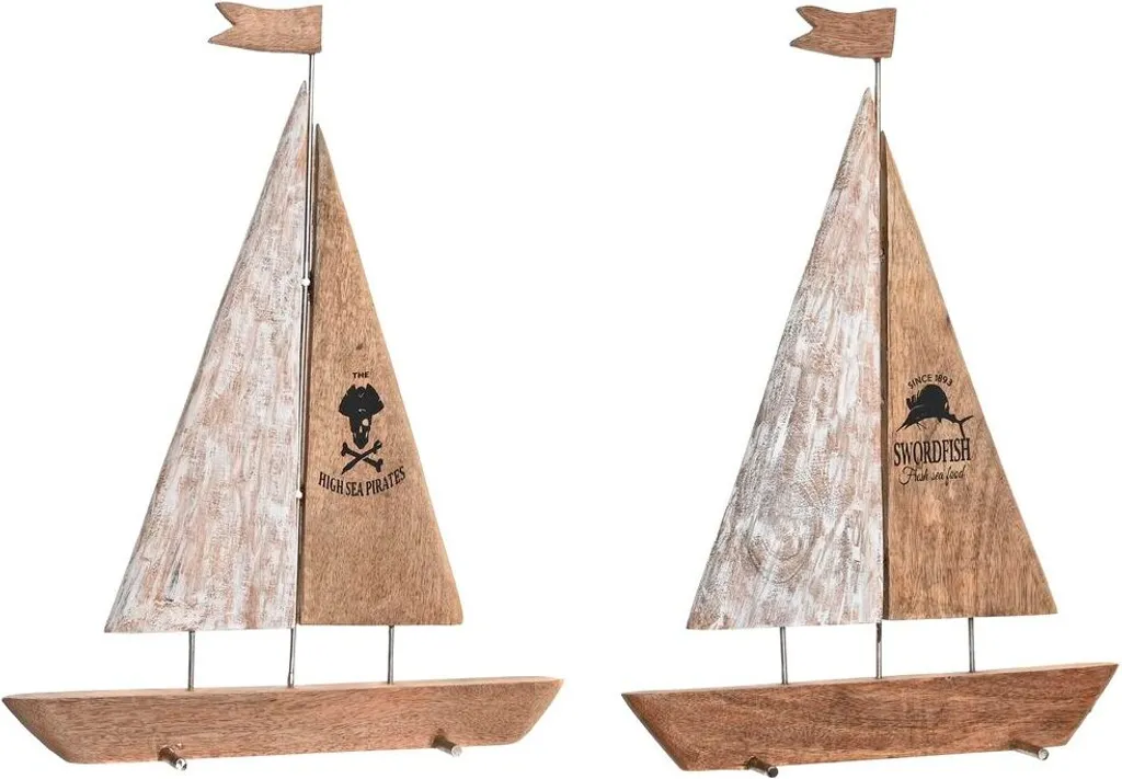 Statuette de décoration intérieure marron DKD Home Decor - Set de 2