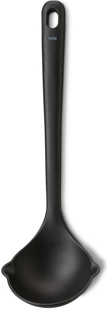 Suppenkelle, 33,5 cm, Recycelter Kunststoff, Schwarz - Kela | Apart