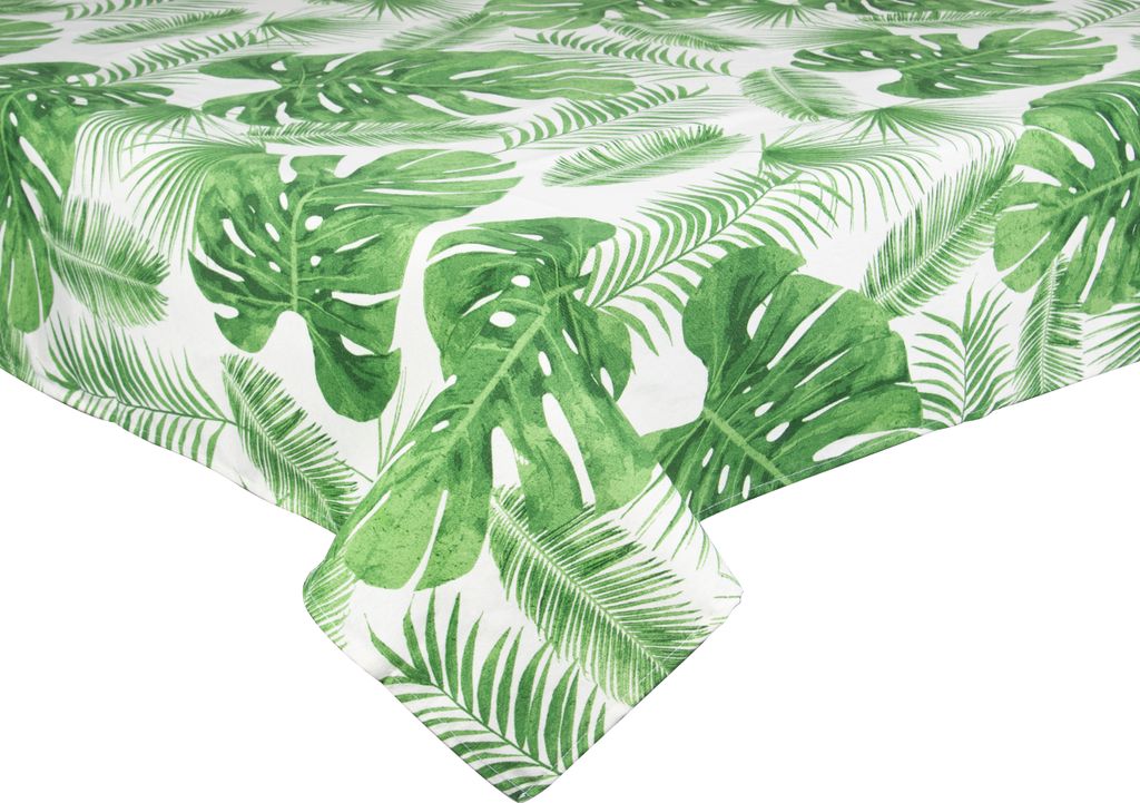 Excelsa tischdecke Foliage baumwolle 140x180 cm bunt