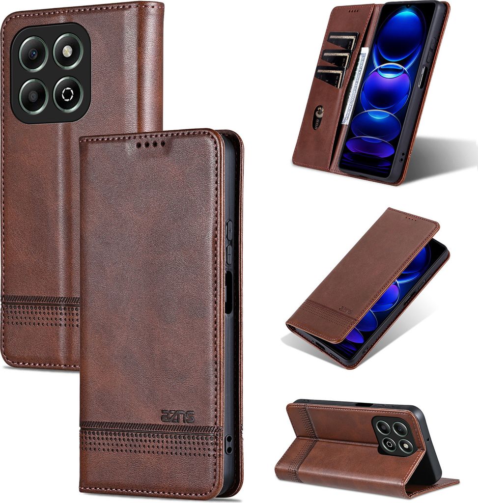 Etui en cuir pour Honor X6B, étui portefeuille pliable avec Image du produit 