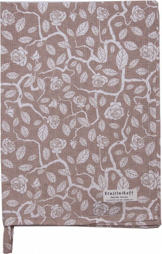Krasilnikoff – Geschirrtuch KW12543 – Rosewood Plain, rose