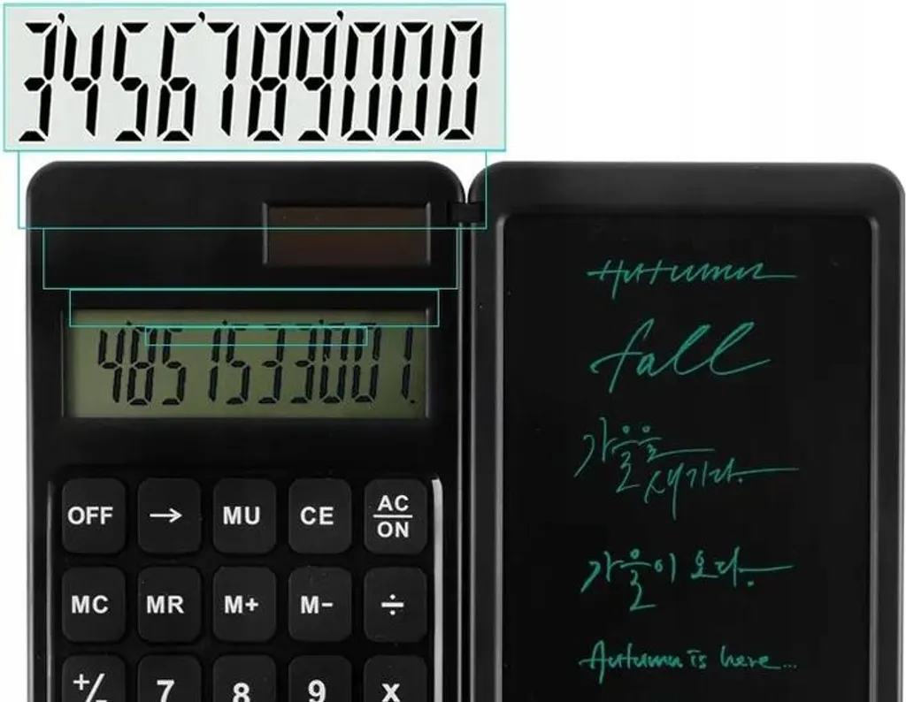 Calcolatrice Scientifica Digitale da Ufficio con Note Screen LCD - 5