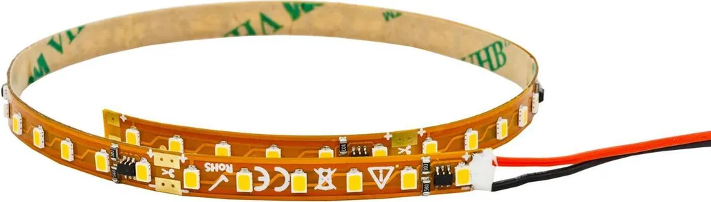 Bande lumineuse LED blanche 5 mm Viessmann 5088 pour éclairage de maquette