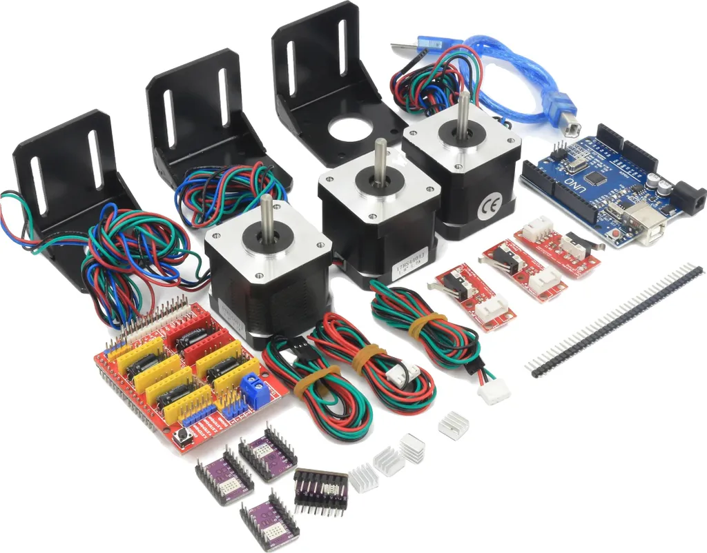 Contrôleur CNC Complet avec Moteurs Nema 17 pour Projets DIY Arduino