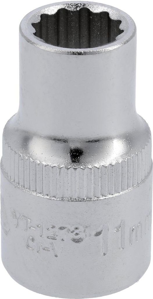 YATO 12-Kant-Steckschlüsseleinsatz 1/2"" kurz 11mm