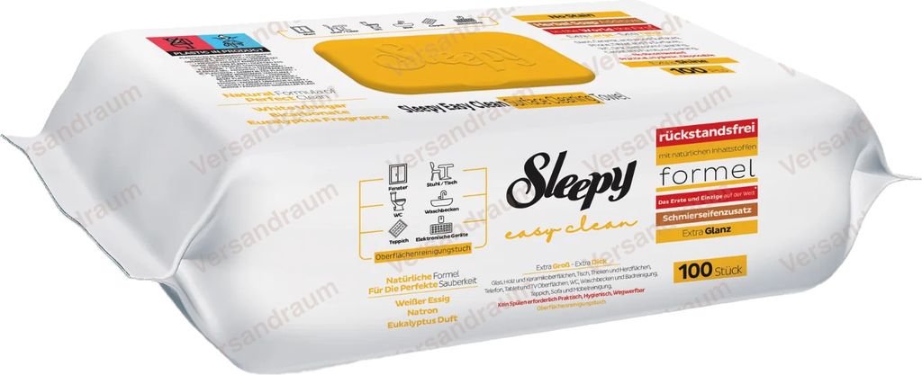 Sleepy Easy Clean Oberflächenreinigungstücher 6x Gelb Produktbild 2