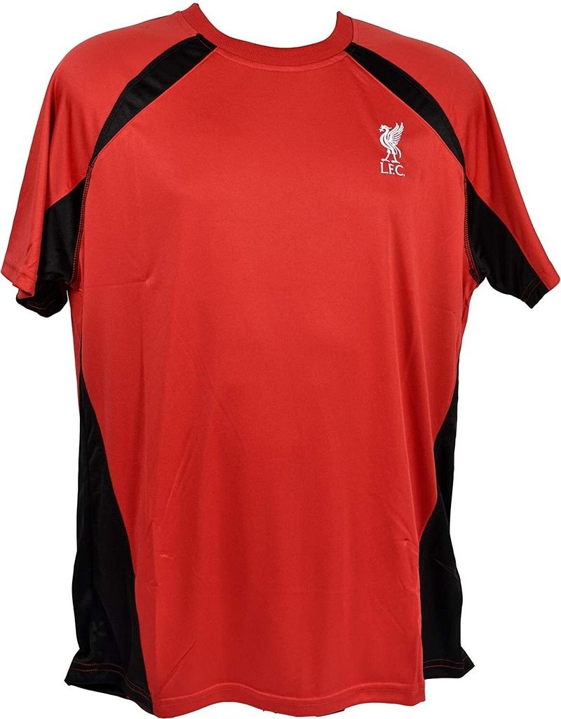 Liverpool FC - T-Shirt für Kinder BS2253 (122) (Rot/Schwarz)