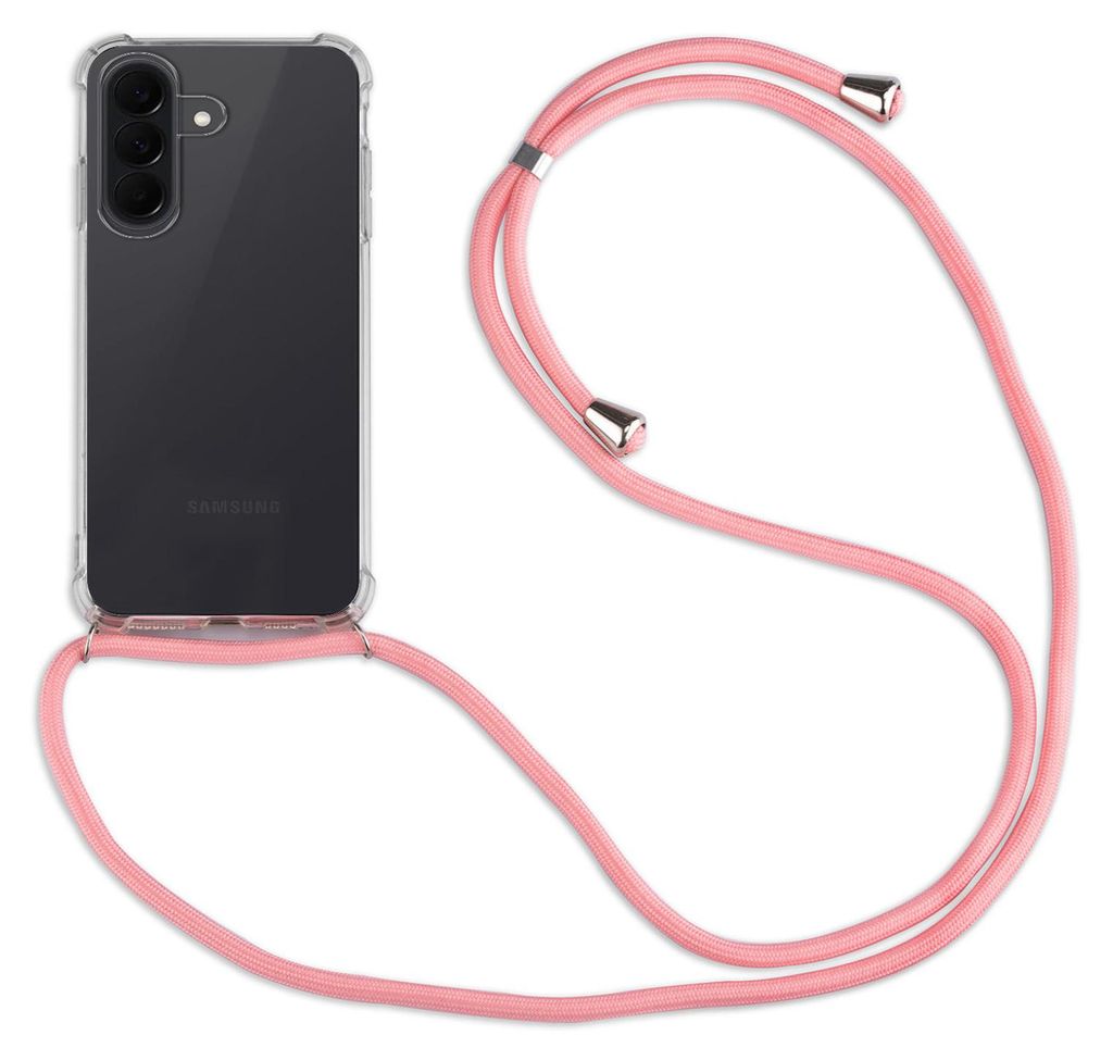 Betterfon Handykette für Samsung Galaxy A37 Hülle mit Kordel zum Umhängen Rosa