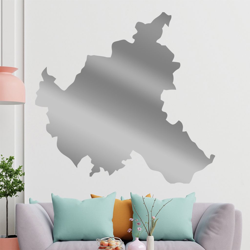 KIWISTAR Bundesland Hamburg - Reeperbahn Wandtattoo in 6 Größen - Wandaufkleber Wall Sticker - Dekoration, Küche, Wohnzimmer, Schlafzimmer, Bade...