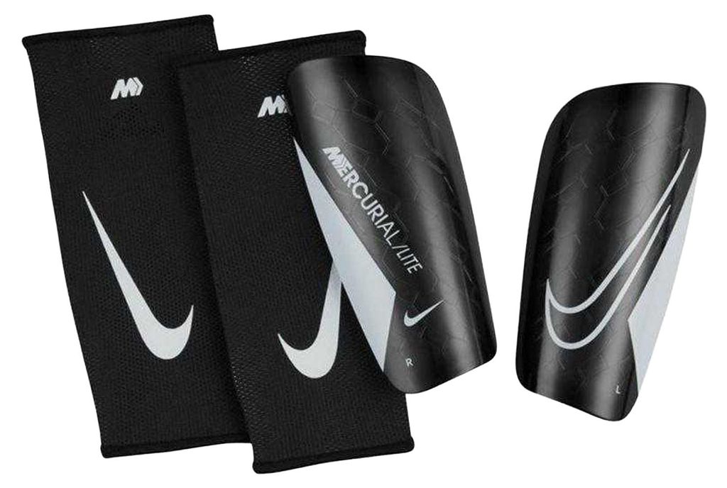 Nike - Herren/Damen Unisex Fußball-Schienbeinschoner "Mercurial Lite" PP5242 (S) (Schwarz/Weiß)