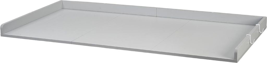 SucceBuy Arbeitsplatte für Waschmaschine und Trockner (137 x 69,9 cm) mit erhöhtem Rand & Haken, ideal zur Organisation und Aufbewahrung im Wäsc...