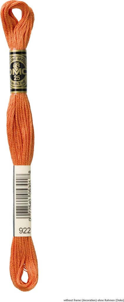 DMC Stickgarn Mouline Special 117MC -922, 6-fädig, 8m