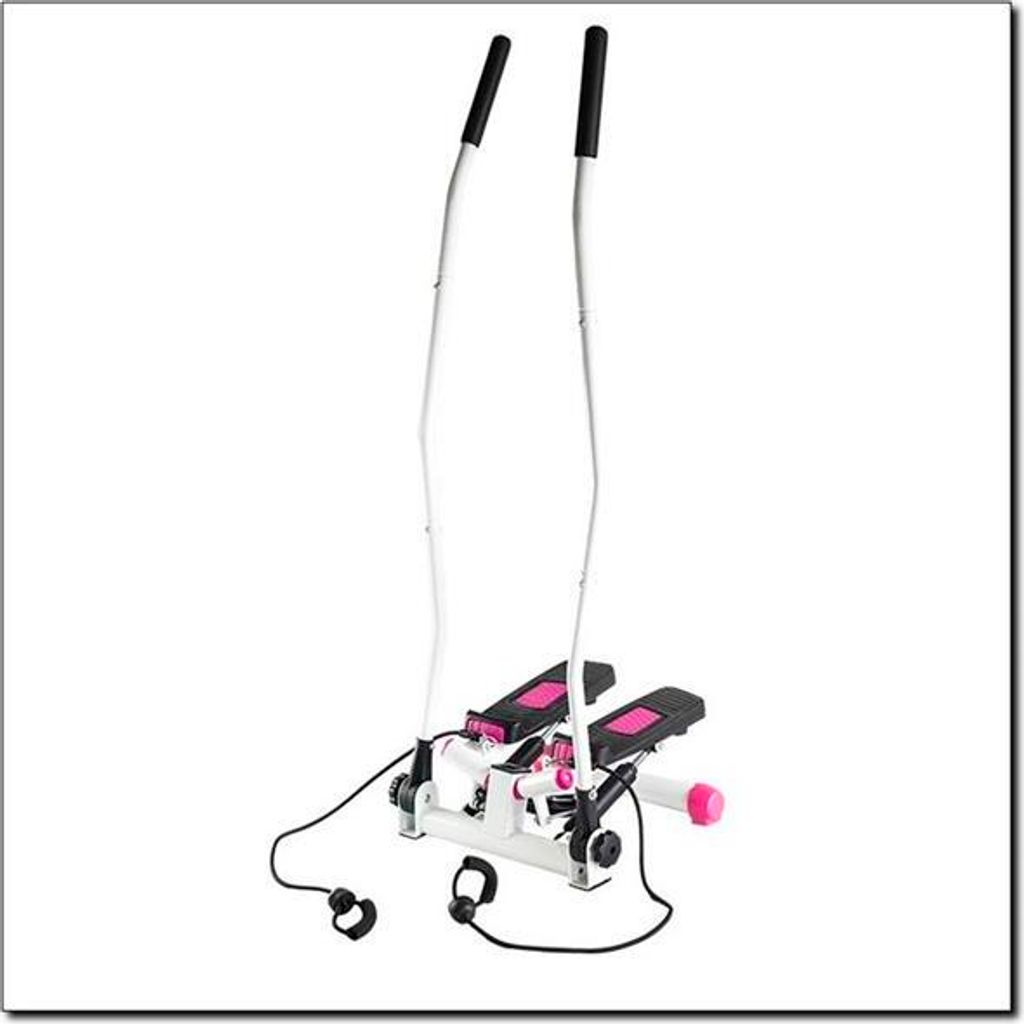 S3085 Stepper rosa-bianco con bracci a leva mobili ed Immagine del prodotto 