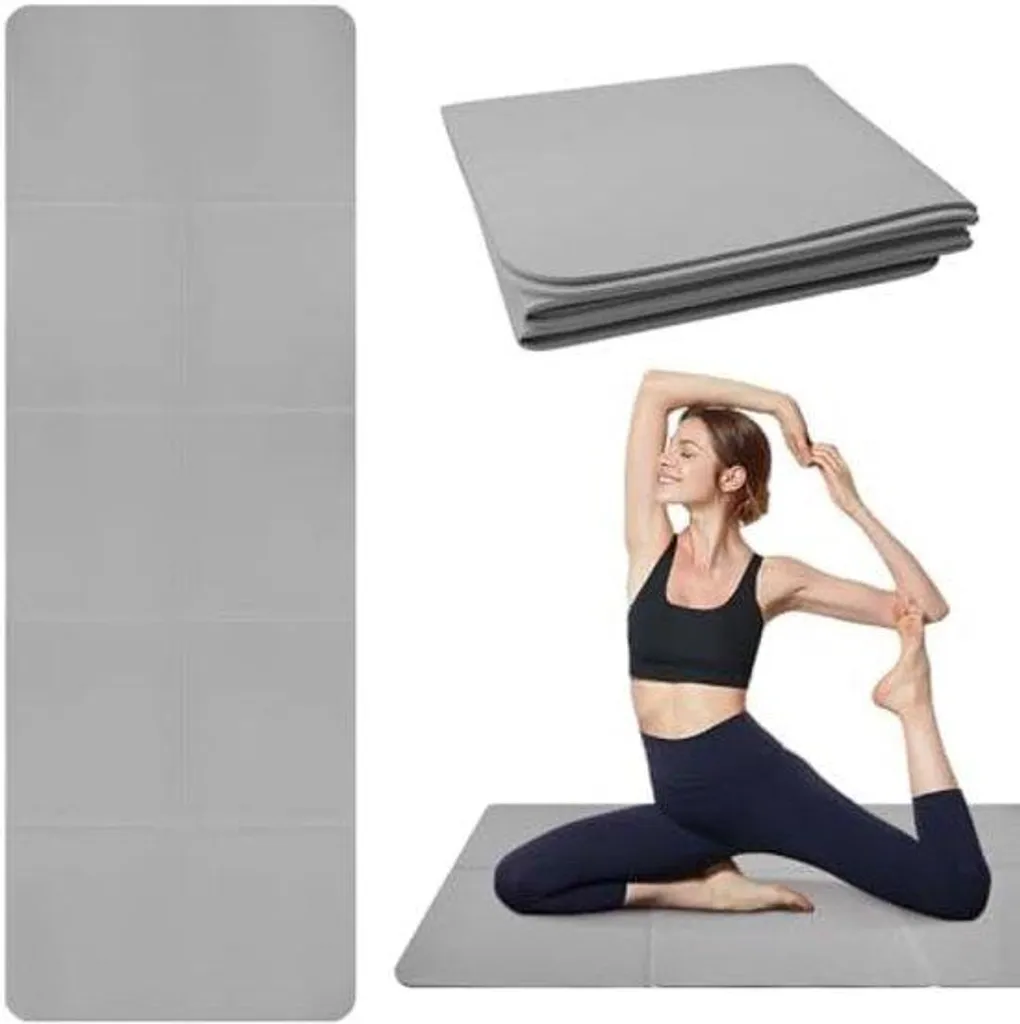 Tapis de yoga pliable et antidérapant - Épaisseur 6mm Haute Densité