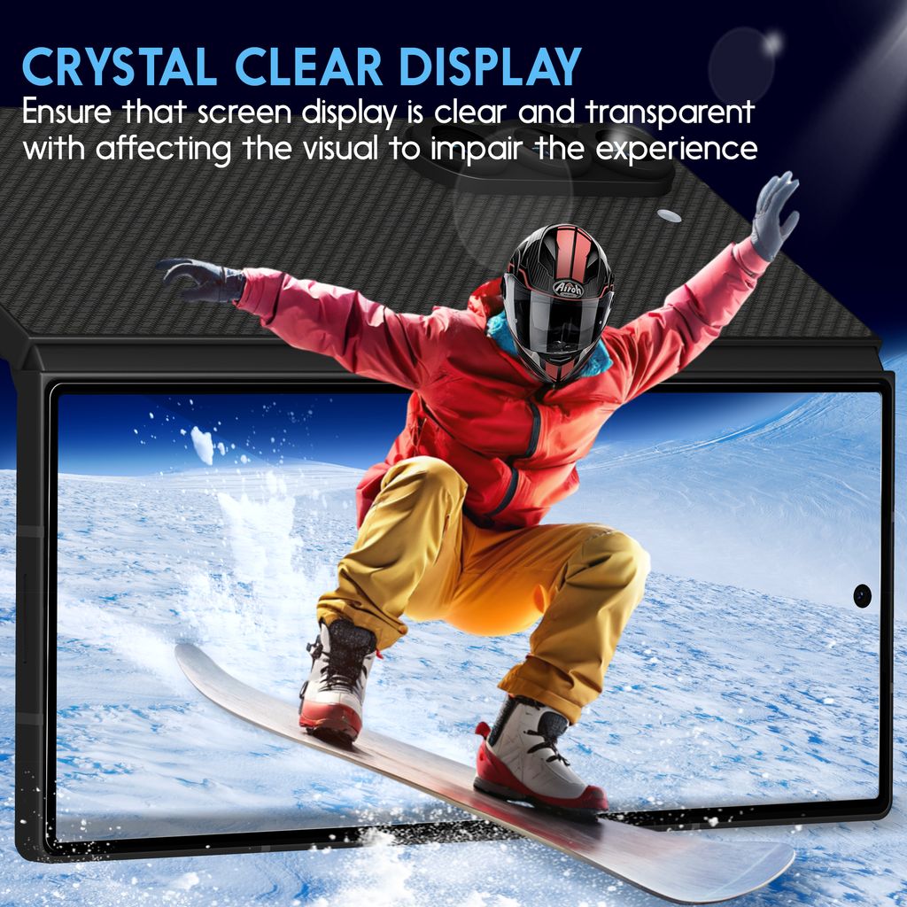 2-Pack Displayschutzfolie fur Samsung Z Fold 6 aus 9H gehärtetem Glas