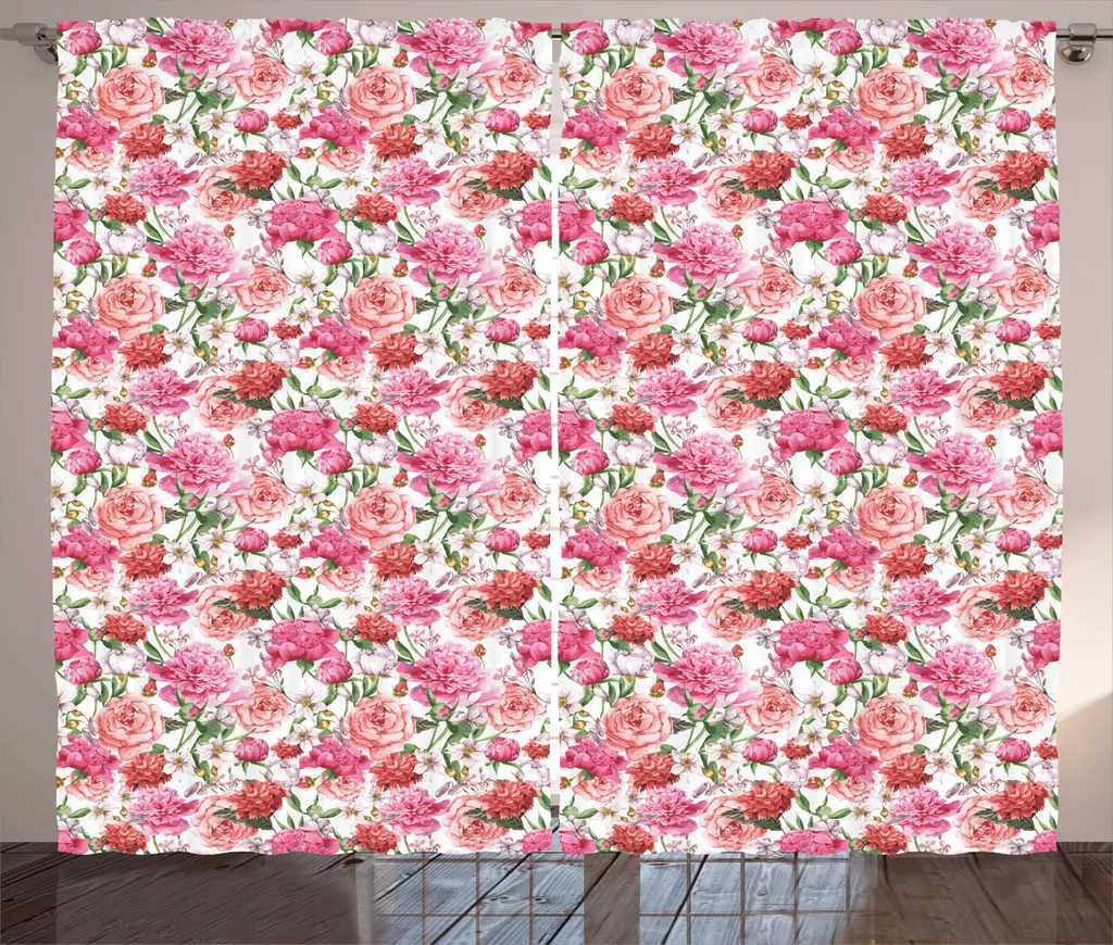 Tenda Universale ABAKUHAUS Joyous Botanical 280x245 Multicolore