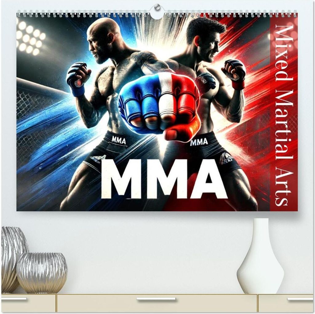 MMA - Mixed Martial Arts France (Calendrier mural 2026 DIN A2 vertical) calendrier de bureau