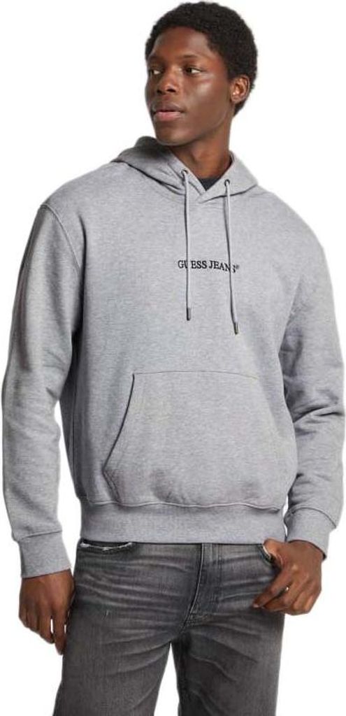 Guess Jeans Gj Reg Embro Kapuzenpullover Grau S Herren Grau S