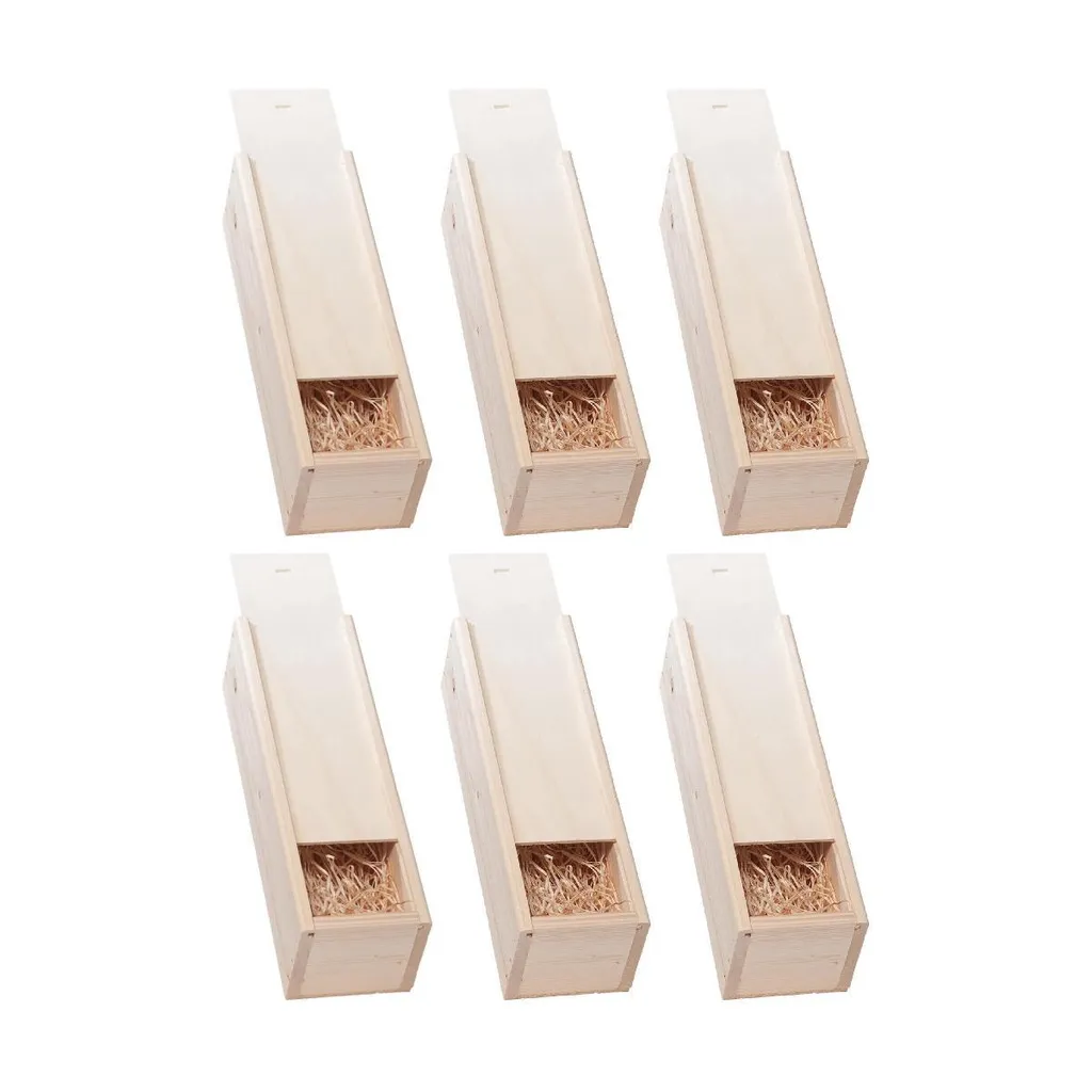 Confezione Regalo Legno per 6 Bottiglie Vino - Lusso Business