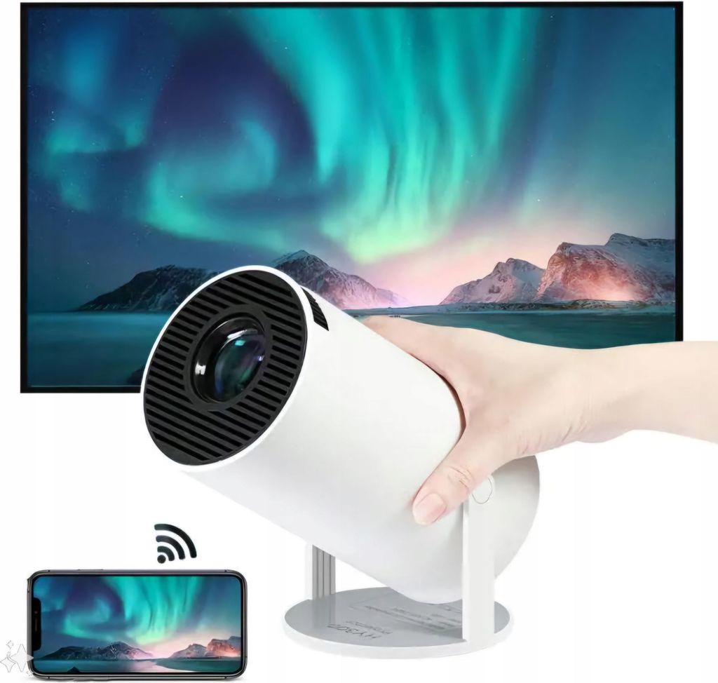 Mini Projektor Android 11 Smart Tv 130 Zoll Full Hd Lautsprecher Bluetooth Wifi