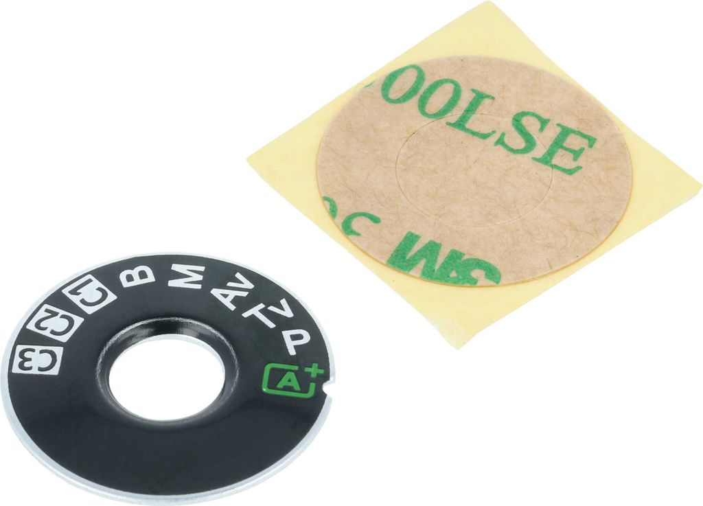 vhbw Drehrad Einstellrad kompatibel mit Canon EOS 5D Mark III Kamera - Drehregler, Dial Mode Plate