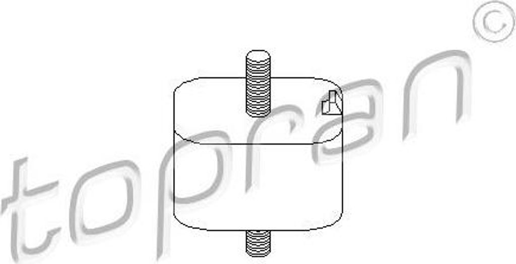 TOPRAN 300 302 Lagerung, Motor OE 6194624 kompatibel mit Fiesta