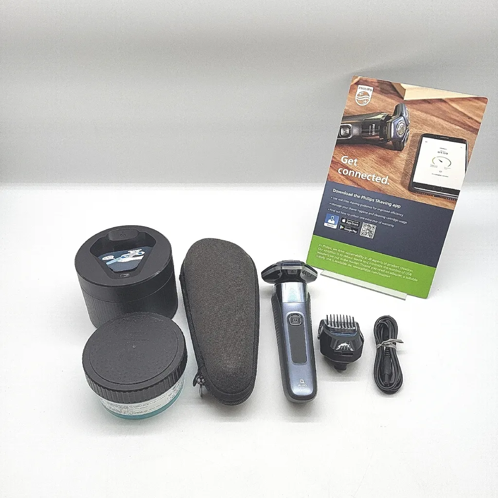 Rasoir Électrique Philips Series 7000 Wet & Dry pour Peaux Sensibles Bleu
