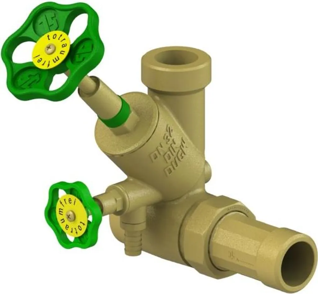 Valvola KFR a T JS DN32 1 1/4" - 1 1/2" per Impianti Idrici Professionali