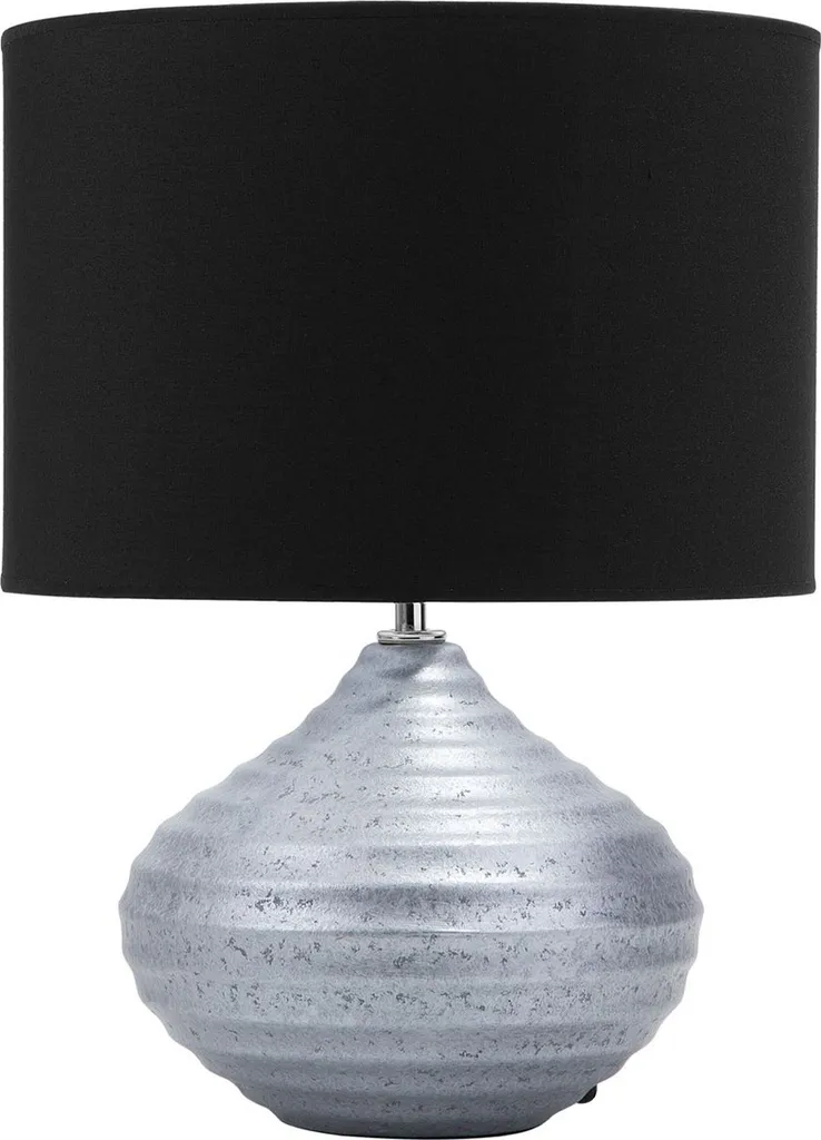 Sublimez un Coin Sombre avec la Lampe Design Argentée en Céramique 42cm