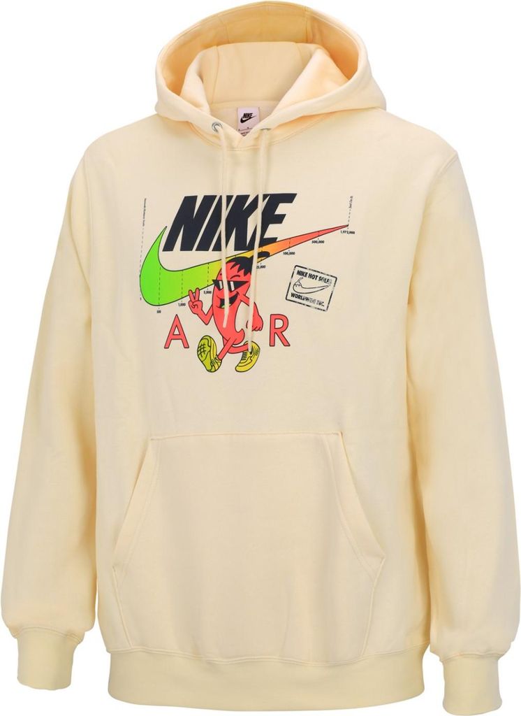 Nike Club Kapuzenpullover für Herren, Größe:L, Farbe:Crem