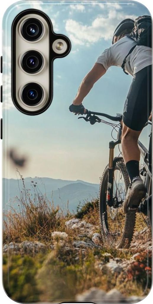 Abenteuer auf felsigem Trail – Hülle Kompatibel mit Samsung Galaxy S24