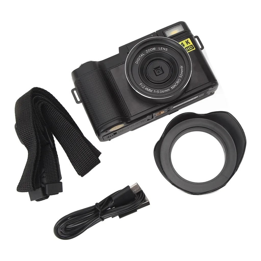 Caméra de voyage 4K 48MP : appareil photo compact pour vlogs et vacances