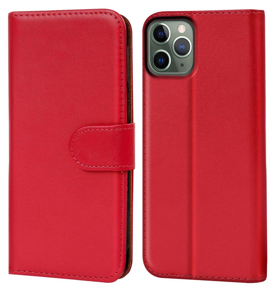 Book Case für iPhone 11 Pro Max Hülle Flip Cover Handy Tasche Schutz Hülle Etui