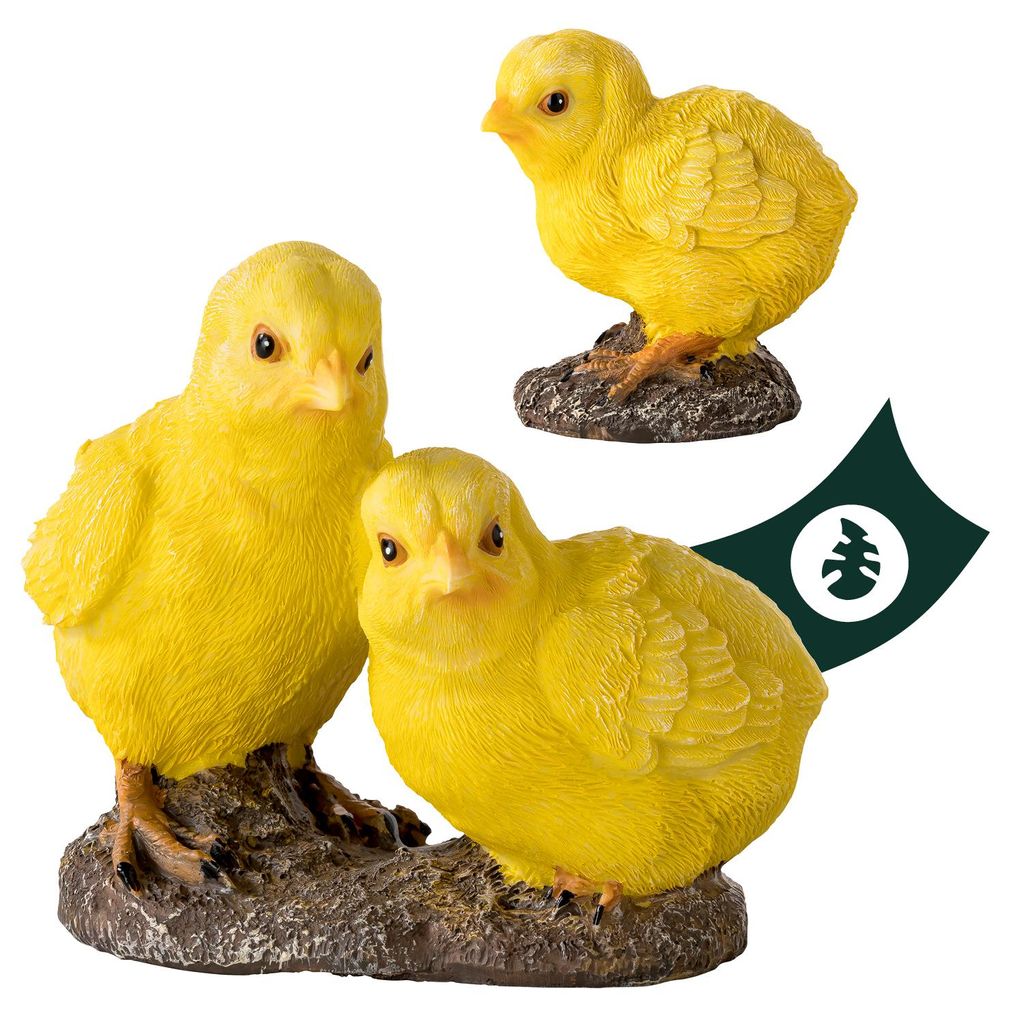 Poules, coqs, poussins Figurines de jardin - Décoration de Image du produit 