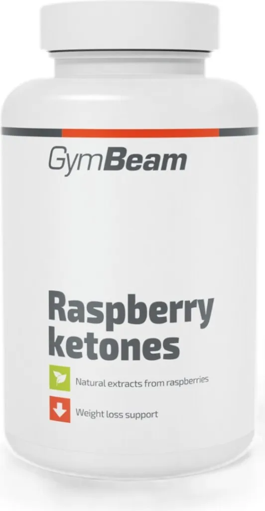 Raspberry Ketones GymBeam 90 Caps - Concentré de Cétones de Framboise Pur