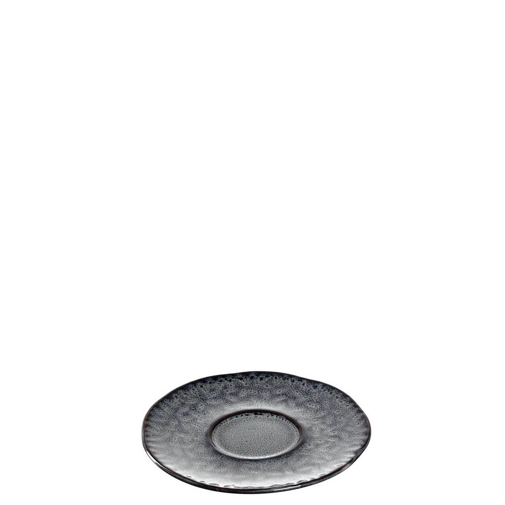Keramische onderzetters, set van 4, 11 cm, antraciet, Productafbeelding 
