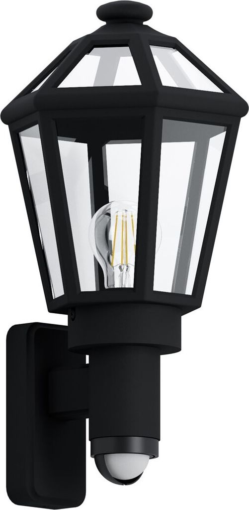 LED EGLO Lampe Leuchte Aussenleuchte Aussenlampe Schwarz Produktbild 