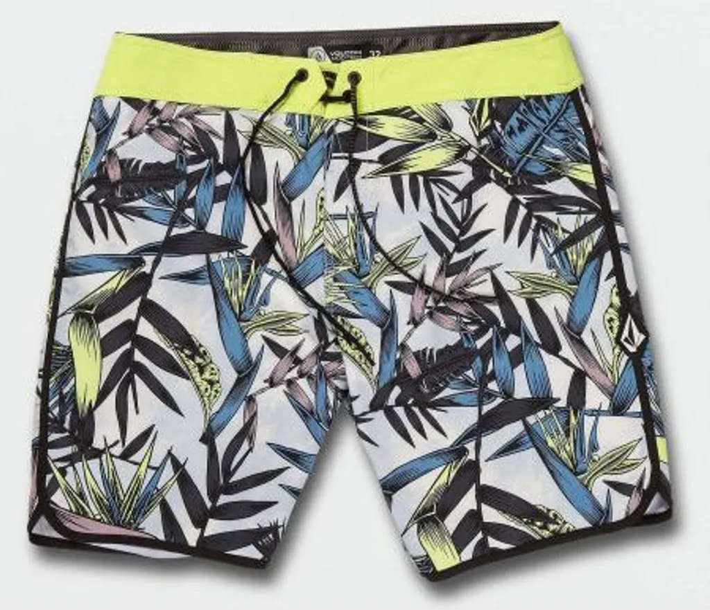 Maillot Volcom Scallop Mod 19 Noir Taille 38 Idéal pour Surf et Vacances