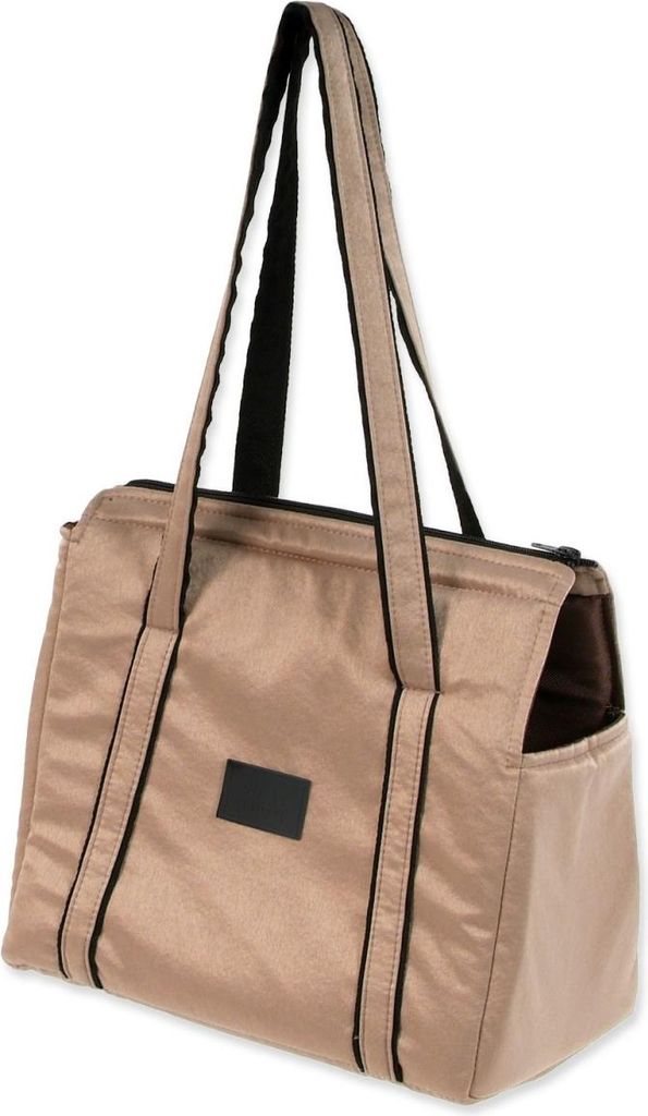 Tasche Hund Fantasy Platin gold 40cm