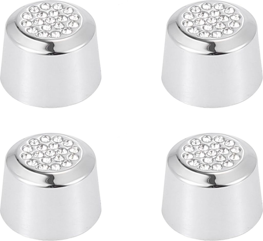 4 Stück Auto Klimaanlage AC Klimaschalter Knopfleiste Abdeckung