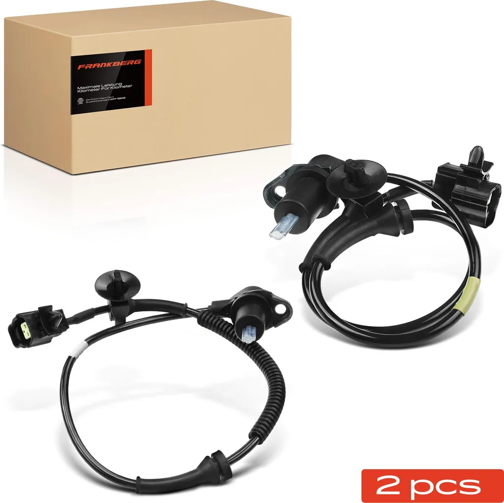 Paire de Capteurs ABS Frankberg Arrière pour Chevrolet Aveo T250 et Kalos