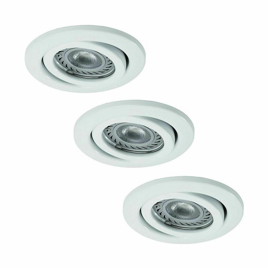 Nice Price Basic Einbauleuchten Set schwenkbar LED 3x3,5W Produktbild 